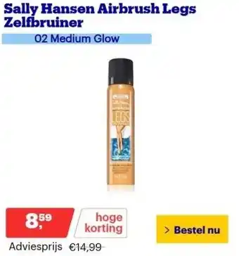 Bol.com Sally hansen airbrush legs zelfbruiner aanbieding