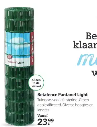 Boerenbond Betafence pantanet light aanbieding