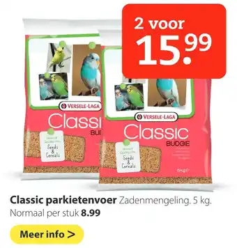 Boerenbond Classic parkietenvoer aanbieding