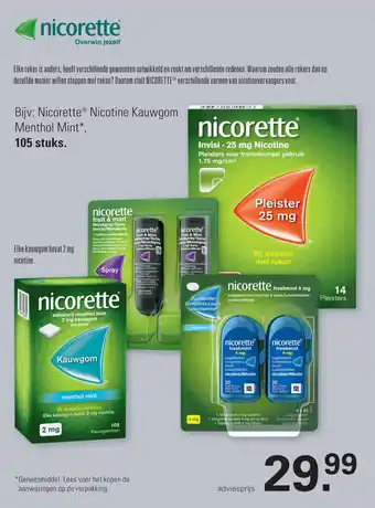 De Online Drogist Nicorette Overwin jezelf aanbieding