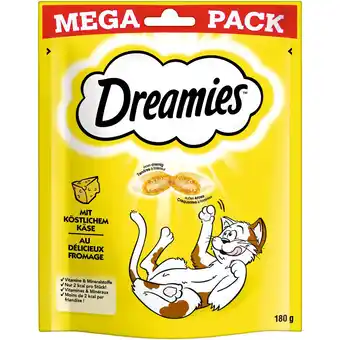 Zooplus 15% korting! dreamies kattensnack megatub - kaas (180 g) aanbieding