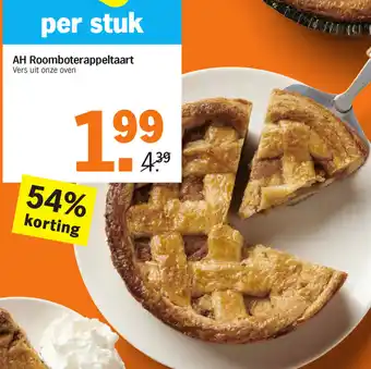 Albert Heijn AH Roomboterappeltaart aanbieding