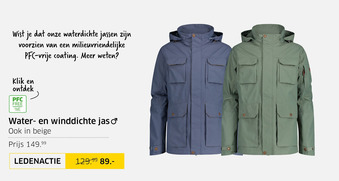 Water En Winddichte Jas Aanbieding Bij Anwb