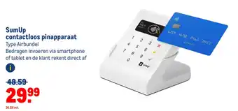 Makro SumUp contactloos pinapparaat Type Airbundel aanbieding