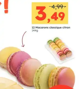 Ochama 12 Macarons classique citron 144g aanbieding