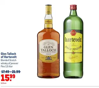 Makro Glen Talloch of Hartevelt 1.5 liter aanbieding