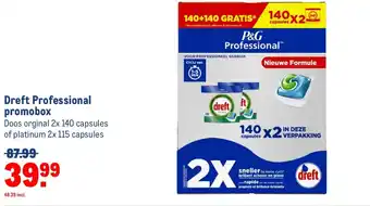 Makro Dreft Professional promobox aanbieding