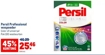 Makro Persil Professional waspoeder aanbieding