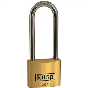 Conrad Kasp k12540l63a1 hangslot 40 mm gelijksluitend goud-geel sleutelslot aanbieding