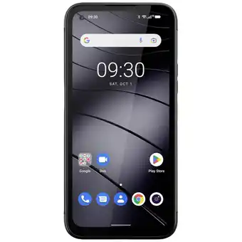 Conrad Gigaset gx6 pro 5g smartphone 128 gb 16.8 cm (6.6 inch) titanium, zwart android 12 dual-sim aanbieding