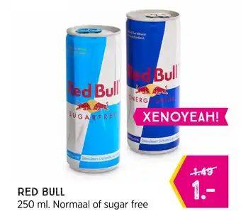 Xenos Red bull 250ml aanbieding