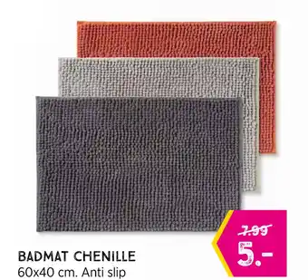 Xenos Badmat chenille aanbieding