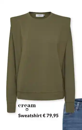 Bon’A Parte Cream Sweatshirt aanbieding