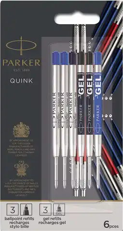 Amazon Het parker jotter london discovery-pakket bestaande uit navullingen voor balpen en gelpen: 3 quinkflow-navullingen voor uw ba aanbieding