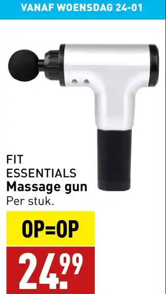 ALDI FIT ESSENTIALS Massage gun aanbieding