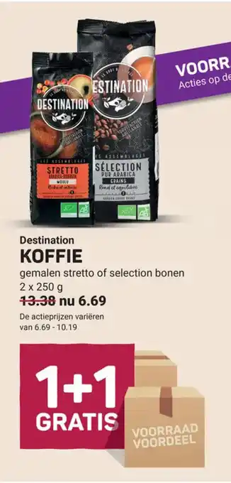 Ekoplaza Destination KOFFIE aanbieding