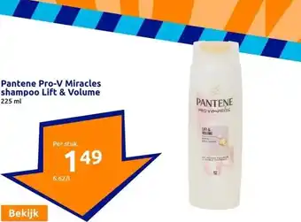 Action Pantene pro-v miracles shampoo lift & volume aanbieding