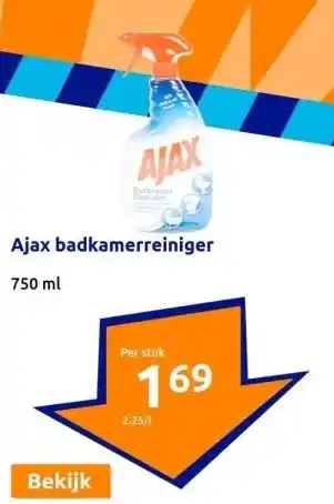 Action Ajax badkamerreiniger aanbieding