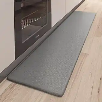 Amazon Color g keukenmat 44 x 150 cm, veerkrachtig leder keukenmat anti slip wasbaar, comfortabele keukenmat waterdicht voor keuken, aanbieding