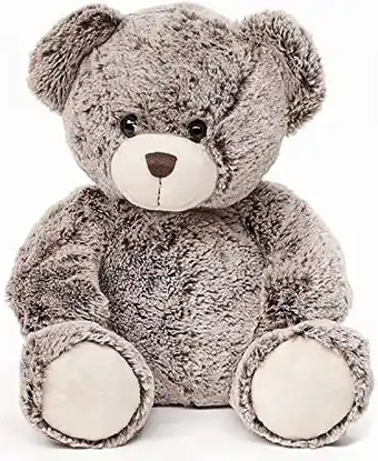 Amazon Uni-toys - teddybeer, superzacht (donkerbruin) - 24 cm (hoogte) - pluche beer, teddy - pluche dier, knuffeldier aanbieding