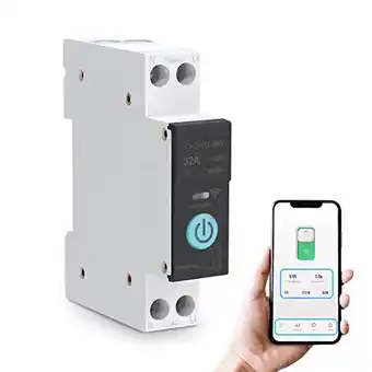 Amazon Smart wifi switch home circuit breakers met afstandsbediening via mobiele telefoon, 3 timermodi, voor huishoudelijke apparate aanbieding