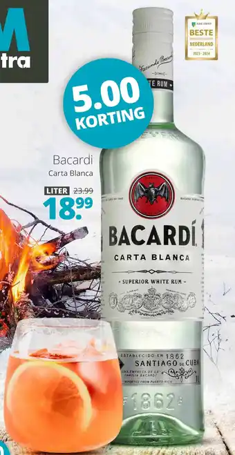 Mitra Bacardi Carta Blanca aanbieding