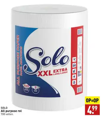 ALDI SOLO All purpose rol 700 vellen. aanbieding