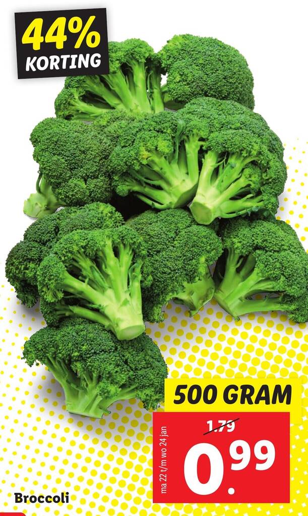 Broccoli 500g aanbieding bij Lidl