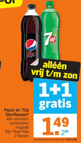 Albert Heijn Pepsi en 7-Up aanbieding