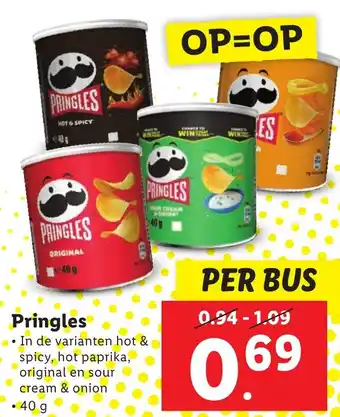 Lidl Pringles aanbieding