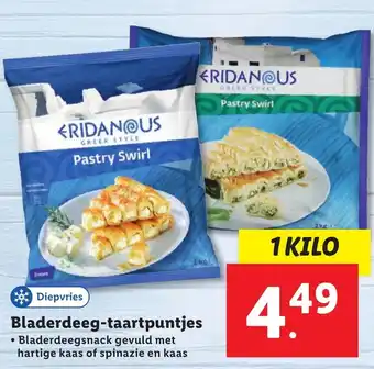 Lidl Bladerdeeg-taartpuntjes aanbieding