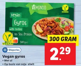 Lidl Vegan gyros 300g aanbieding