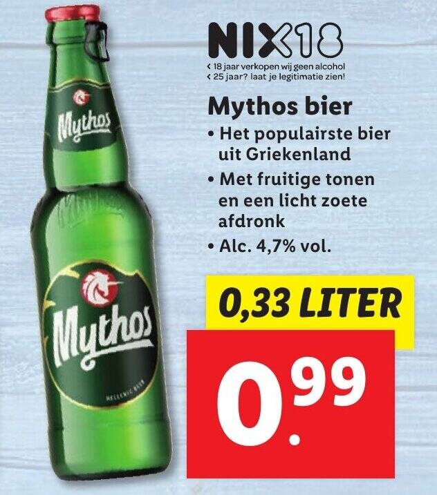 Wo Gibt Es Mythos Bier Zu Kaufen Mythos bier 0.33liter 0.33 liter aanbieding bij Lidl