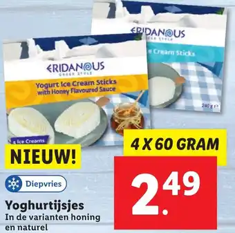 Lidl Yoghurtijsjes aanbieding