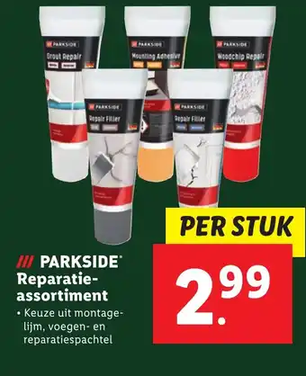 Lidl PARKSIDE Reparatie Assortiment aanbieding