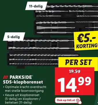 Lidl PARKSIDE SDS-klopborenset aanbieding