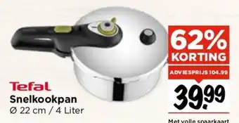 Vomar Voordeelmarkt Tefal Snelkookpan aanbieding