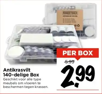 Vomar Voordeelmarkt Antikrasvilt 140-delige Box aanbieding