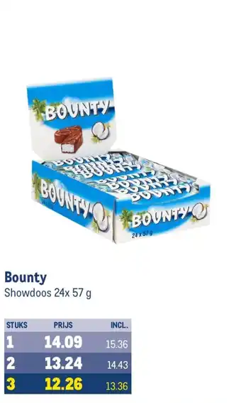 Makro Bounty aanbieding