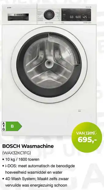 EP Beerepoot BOSCH Wasmachine (WAX32KC1FG) aanbieding