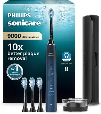 Amazon Philips sonicare diamondclean 9000 series elektrische tandenborstel - sonische borstel, schonere tanden en mondverzorging, do aanbieding