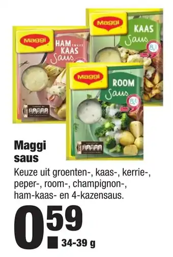 ALDI Maggi Saus 34-39g aanbieding