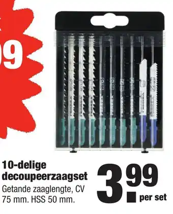 ALDI Decoupeerzaagset 10-delig aanbieding