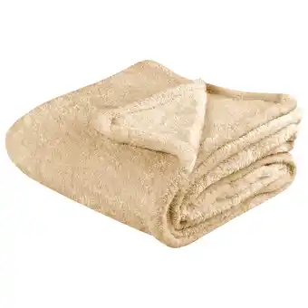 Beliani Deken zandbeige 125 x 150 cm namdu aanbieding