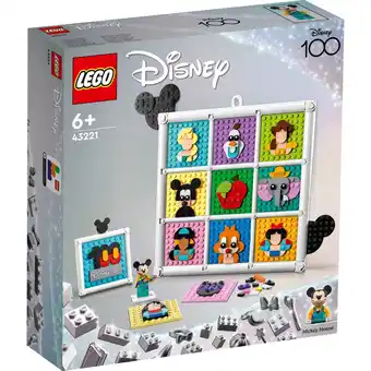 Top1Toys Lego 43221 disney classic 100 jaar disney animatiefiguren aanbieding