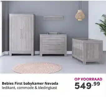 Baby & Tiener Bebies First Babykamer Nevada aanbieding