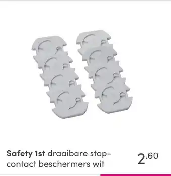 Baby & Tiener Safety 1st Draaibare stopcontact beschermers wit aanbieding