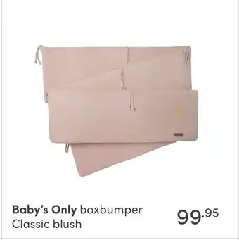 Baby & Tiener Baby's Only Boxbumper Classic blush aanbieding