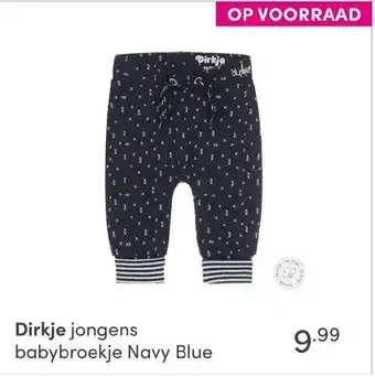 Baby & Tiener Dirkje Jongens babybroekje aanbieding