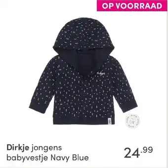 Baby & Tiener Dirkje Jongens babyvestje aanbieding